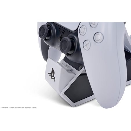 Station de charge double PowerA pour manette sans fil DualSense (EU) (Sony PlayStation, PS5, sous licence officielle)