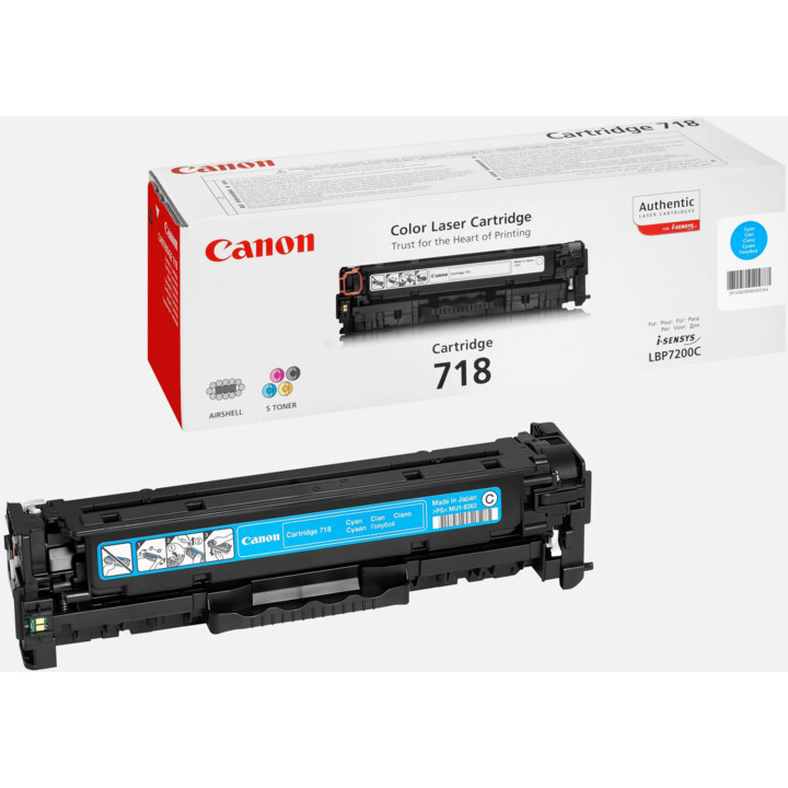 Original Canon Toner Nr. 718/Cyan