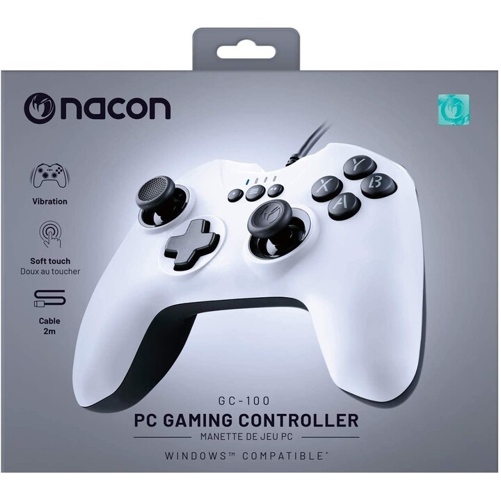 VIDEO GAME CONTROLLER WITH CABLE NACON GC-100 BLA