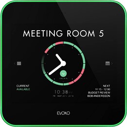Evoko Liso Raummanager digitales Türschild 8 Zoll (20,32 cm) (Touch, WLAN 802.11a/b/g/n, LAN 10/100/1000 Mbit)