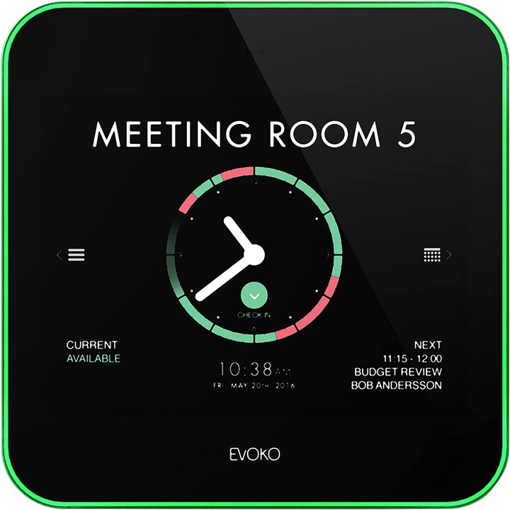 Evoko Liso room manager segnale digitale per porta 8 pollici (20,32 cm) (touch, WLAN 802.11a/b/g/n, LAN 10/100/1000 Mbit)
