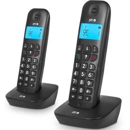 Telefone sem fio SPC Air Pro Duo 7302N/ Pacote DUO/ Preto