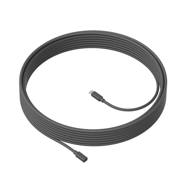 Cavo di prolunga per microfono Logitech MeetUp (cavo di prolunga lungo 10 metri per microfoni aggiuntivi MeetUp)