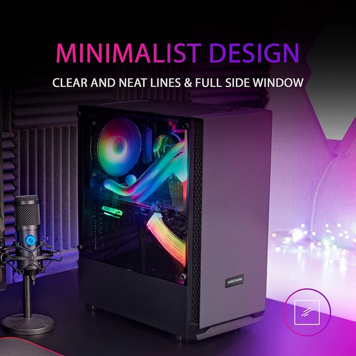 Mars Gaming MCN2 Mid-Tower Gaming-Gehäuse