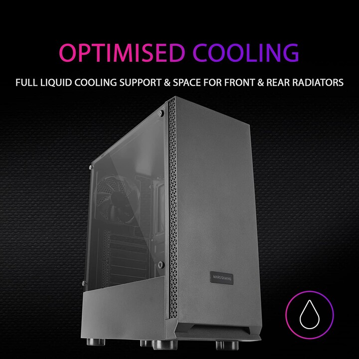 Mars Gaming MCN2 Mid-Tower Gaming-Gehäuse