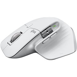 Ratón Ergonómico Inalámbrico por Bluetooth Logitech MX Master 3S For Mac/ Batería recargable/ Hasta 8000 DPI/ Gris Pálido