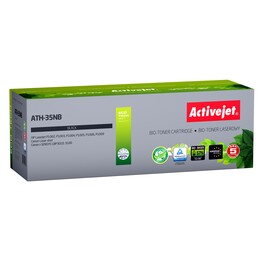 Activejet Tóner ATH-35NB para impresoras HP, Canon, Recambio HP 35A CB435A, Canon CRG-712; Supremo; 1800 páginas; negro.