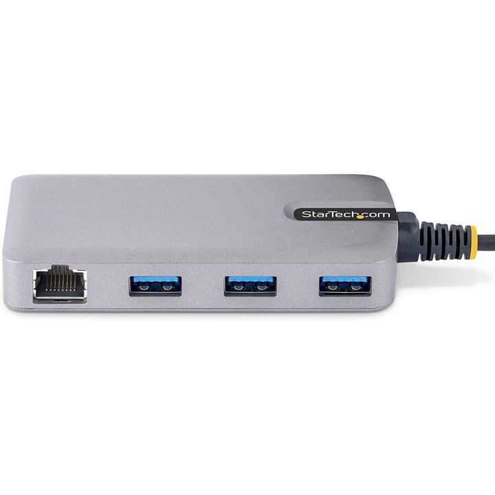 StarTech.com 3 Port USB Hub mit Ethernet - 3x USB-A 5Gbit/s - USB 3.0 Gigabit Ethernet Adapter - USB auf USB Verteiler/Adapter -