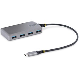 STARTECH.COM 5G4AB-USB-C Hub USB-C a 4 puertos USB-A 5 Gbps gris
