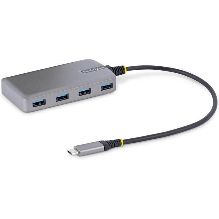 STARTECH.COM 5G4AB-USB-C concentrateur USB-C 4 ports USB-A 5 Gbps gris