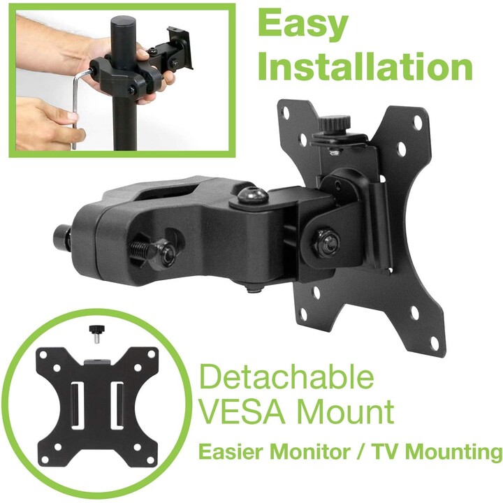Techly ICALCD100BK support d'écran plat pour bureau Noir