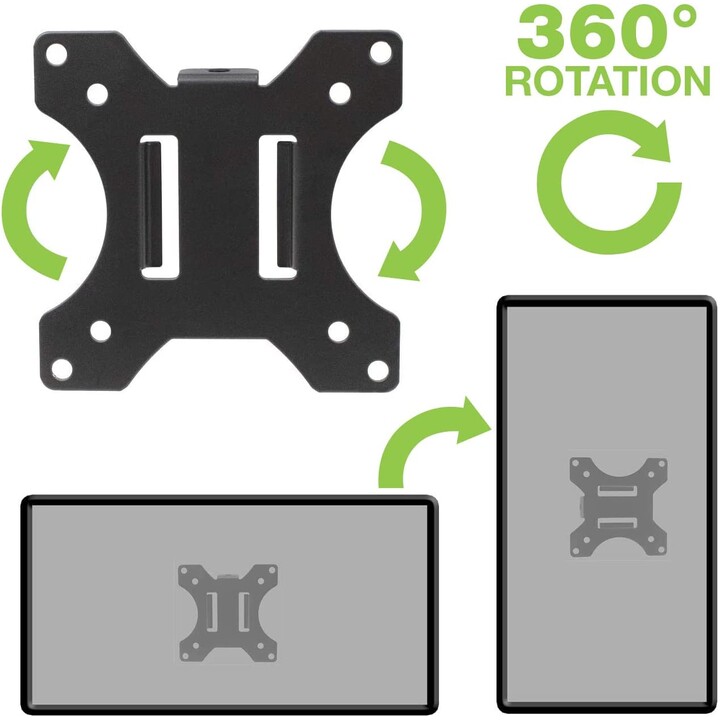 Techly ICALCD100BK support d'écran plat pour bureau Noir