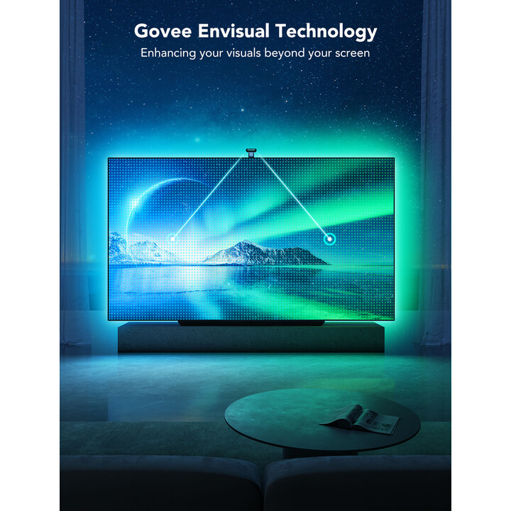 GOVEE ENVISUAL TV BACKLIGHT T2 WITH DUAL CAMERAS