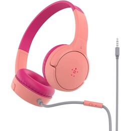 Belkin SoundForm Mini Rosa - Auriculares para Niños