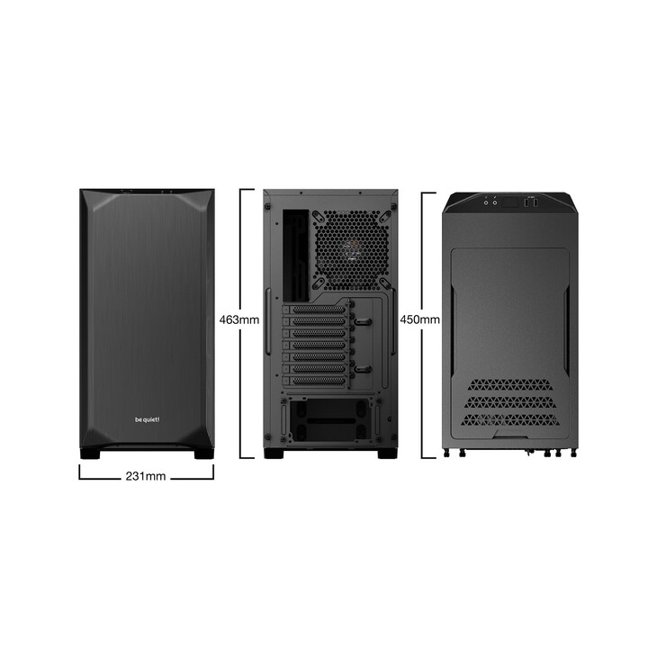 be quiet! Pure Base 500 Window Black BGW34 PC case black
