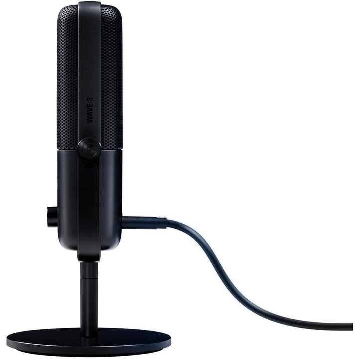 Elgato Wave 3 Black Tabletop Boundary Microphone