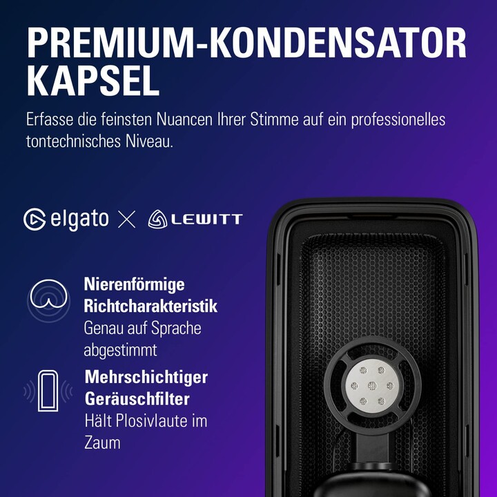 Elgato Wave 3 Schwarz Tischmikrofon