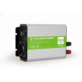 Gembird EG-PWC500-01 Auto power adapter and inverter 500 W Gray