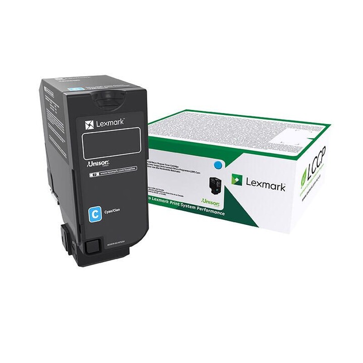 Lexmark original toner cyan 10,000 pages (75B20C0) for CS727de, CS728de, CX727de