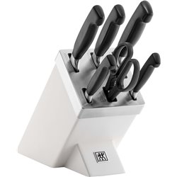 A set of self-sharpening knives ZWILLING Four Star 35148-207-0 7 elementów white