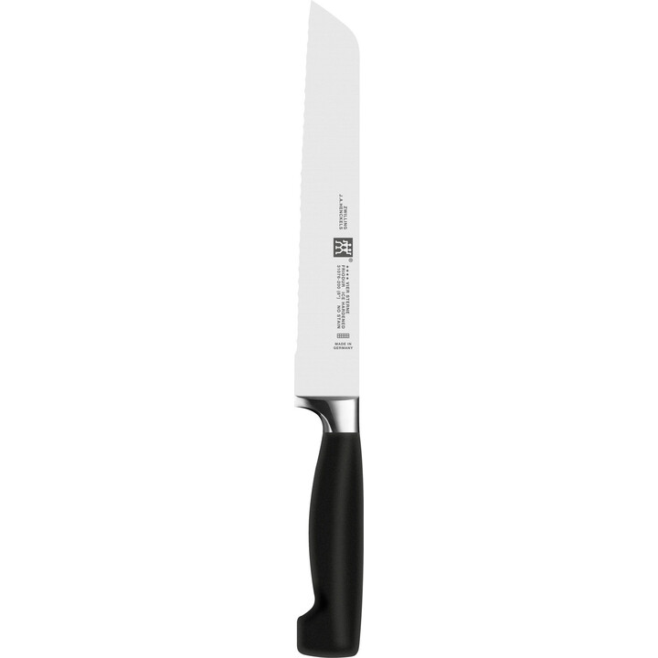 Um conjunto de facas auto-afiáveis. ZWILLING Four Star 35148-507-0 7 elementos cinza