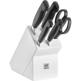 Juego de 4 cuchillos en bloque. ZWILLING Four Star blanco