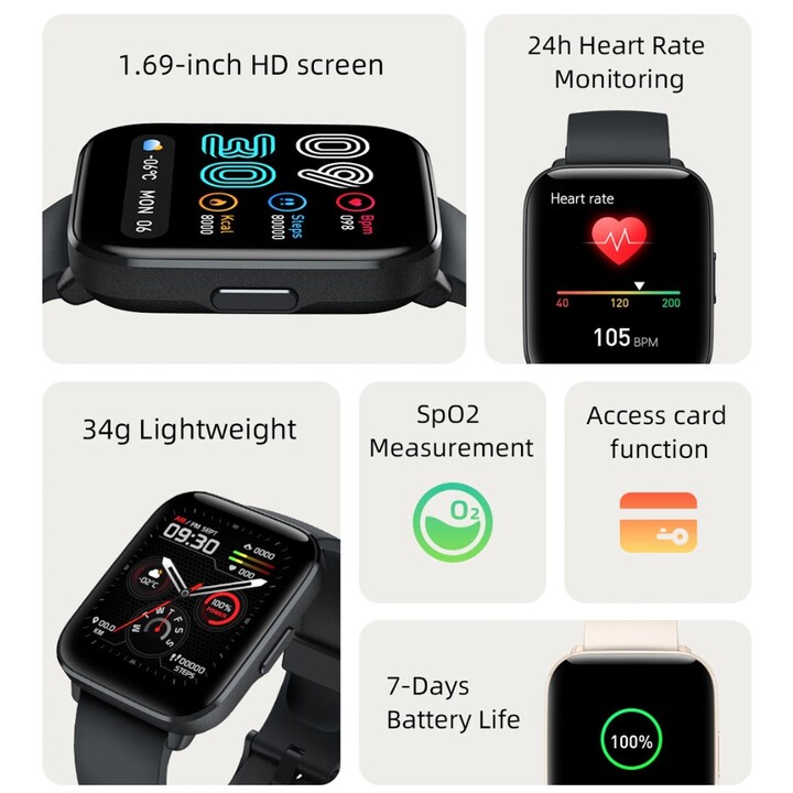 Mibro Watch C2 White - Smartwatch