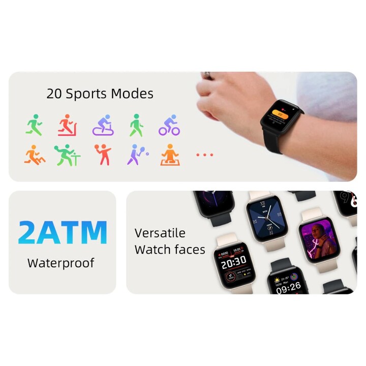 Mibro Uhr C2 Weiß - Smartwatch