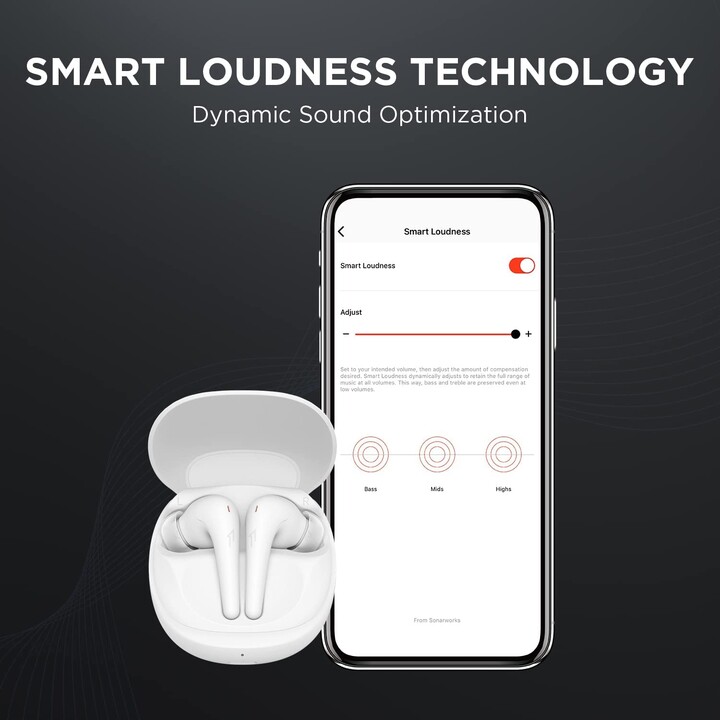 1MORE Aero auriculares inalámbricos ANC blancos