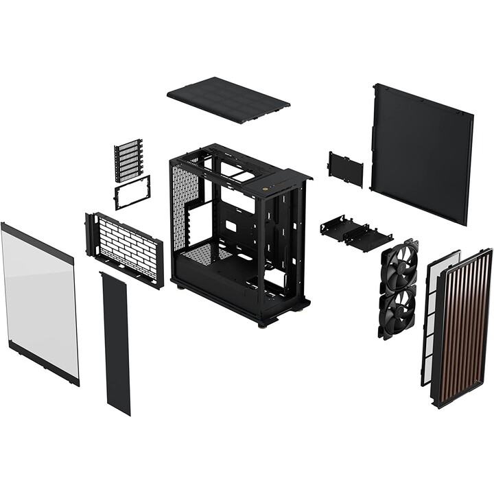 Fractal North Charcoal - Negro TG Light (caja de diseño, FD-C-NOR1C-02)