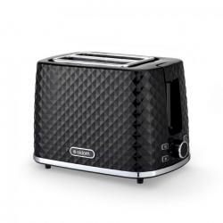 TO280C ELDOM Tostador TOSTI, rejilla para pan, sistema de descongelación, negro