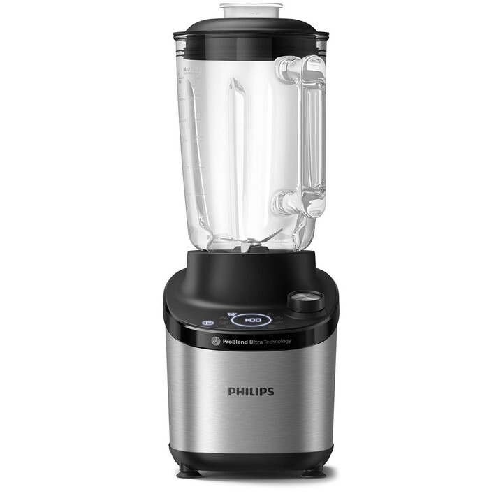 Philips 7000 series HR3760/00 licuadora Batidora de vaso 1500 W Negro, Metálico