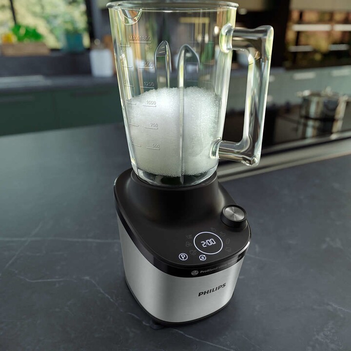 Philips 7000 series HR3760/00 licuadora Batidora de vaso 1500 W Negro, Metálico