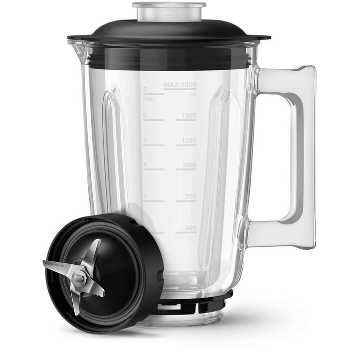 Philips 7000 series HR3760/00 licuadora Batidora de vaso 1500 W Negro, Metálico