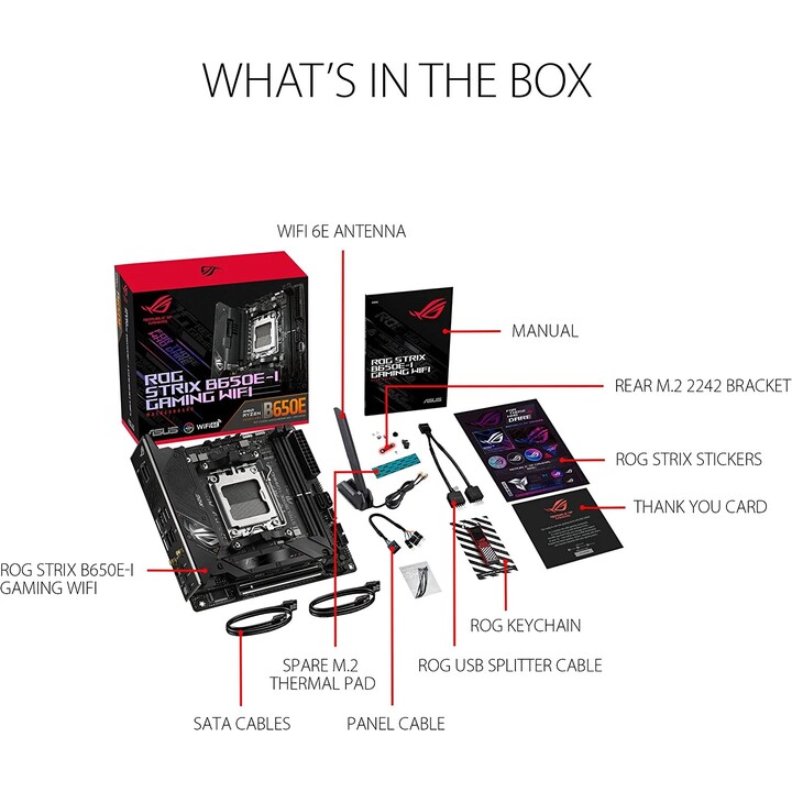ASUS ROG STRIX B650E-I GAMING WIFI (AM5)