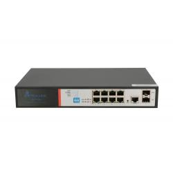 Extralink EX.8222 switch Gestionado L2/L4 Gigabit Ethernet (10/100/1000) Energía sobre Ethernet (PoE) 1U Negro