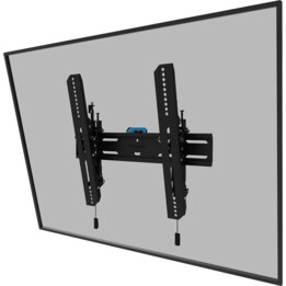 Neomounts WL35S-850BL14 TV Monte parete da 32-75 pollici, tilzi, bloccabile, installazione rapida, nero