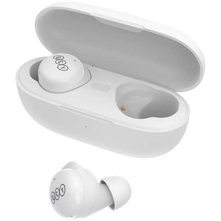 QCY T17 TWS White - Bluetooth Headphones
