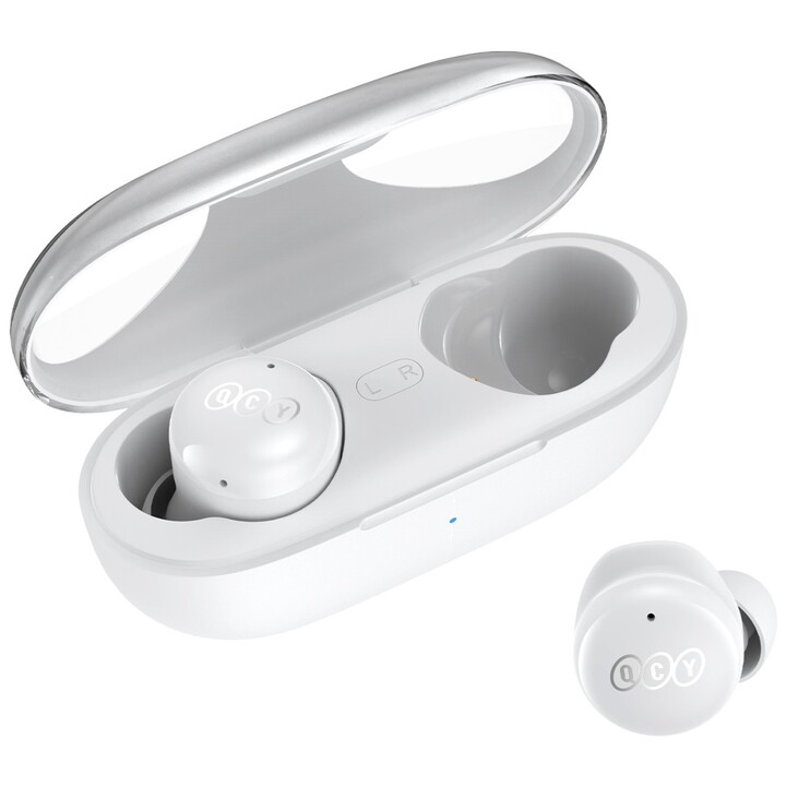 QCY T17s TWS White - Bluetooth Headphones