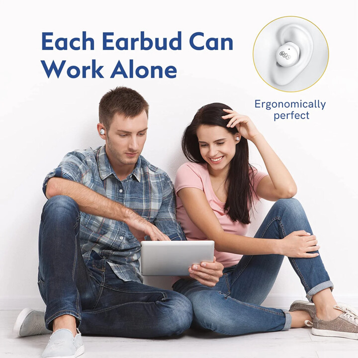 QCY T17s TWS Bianco - Cuffie Bluetooth