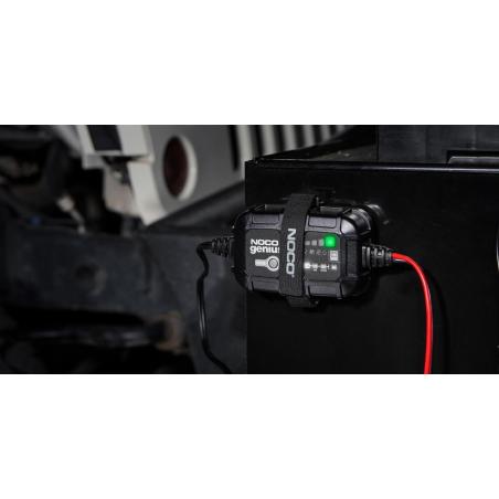 NOCO GENIUS5 Cargador de baterías de 5A para baterías de 6V/12V con función de mantenimiento y desulfuración
