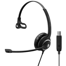 EPOS IMPACT SC 230 auscultador monaural preto e prateado