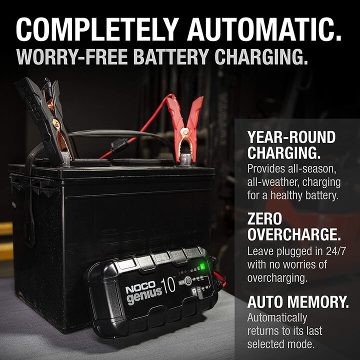 NOCO GENIUS10 EU 10A Batterieladegerätfür6V/12V Batterien mit Wartungs- und Entschwefelungsfunktion