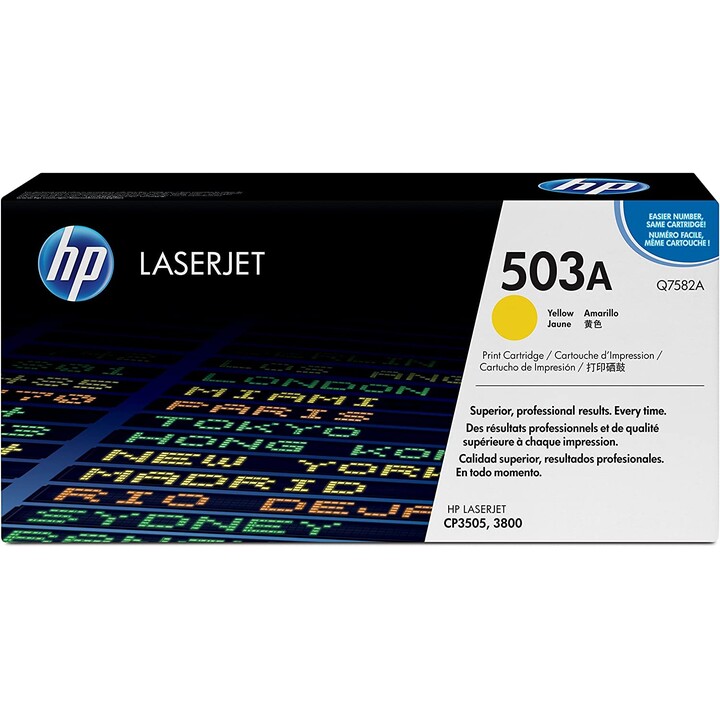 TONER HP 503A AMARELO CP3505 3800 6000 PAG
