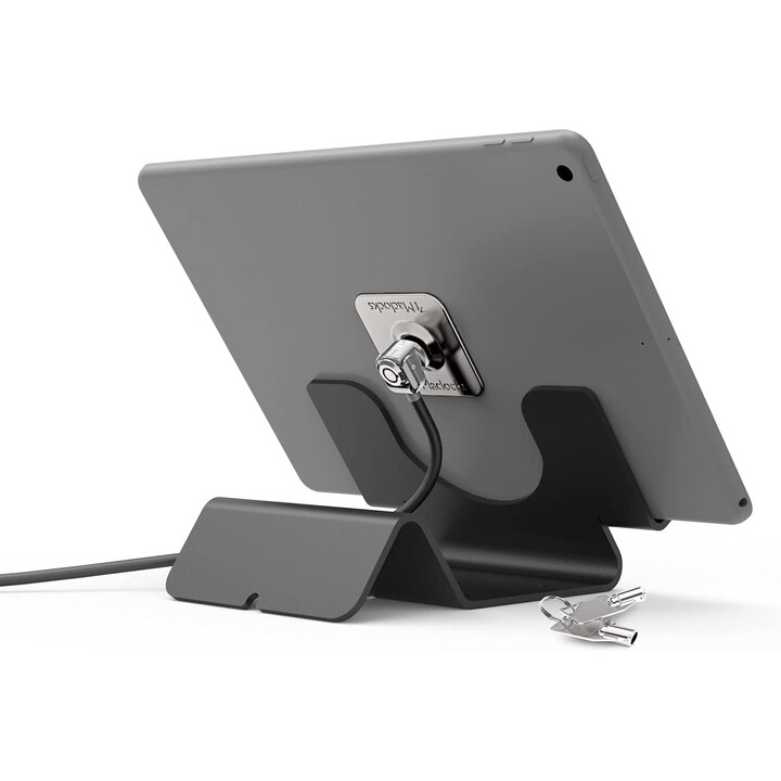 Universal security tablet stand with Universal Tablet Lock - Secures all tablets - Black