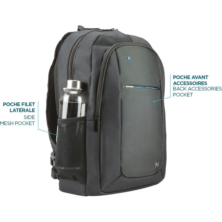 Mochila Theone 14-15.6 azul com fecho