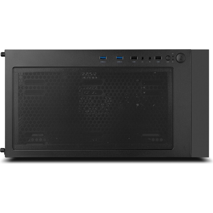 MID-TOWER/ATX CASE NOX HUMMER NEMESIS S/USB3.0 SOURCE BLACK ARGB W/WINDOW