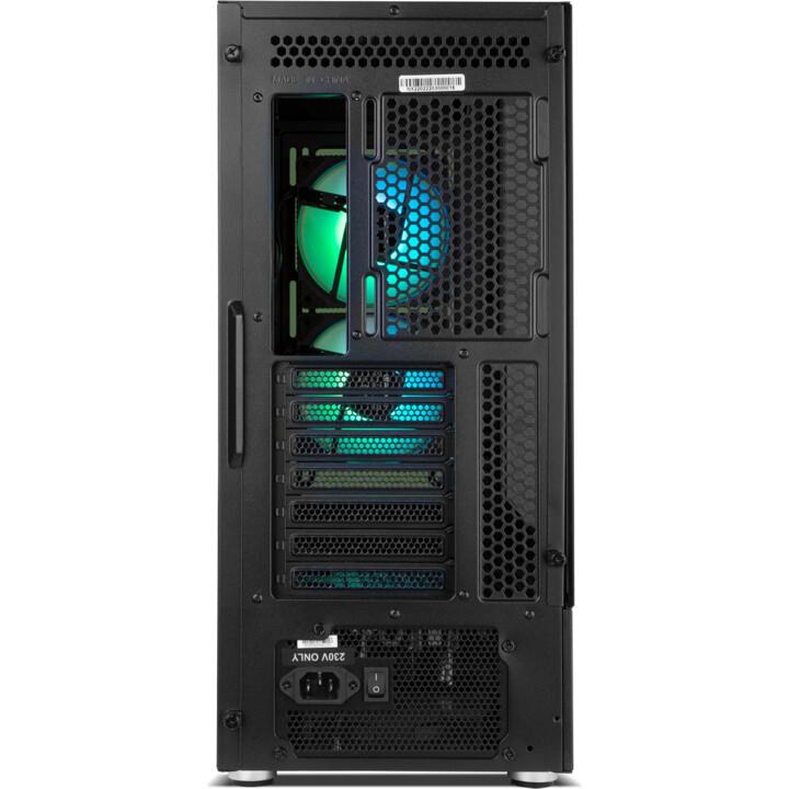 MID-TOWER/ATX CASE NOX HUMMER NEMESIS S/USB3.0 SOURCE NOIR ARGB W/WINDOW
