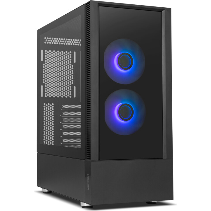 MID-TOWER/ATX CASE NOX HUMMER NEMESIS S/USB3.0 SOURCE BLACK ARGB W/WINDOW