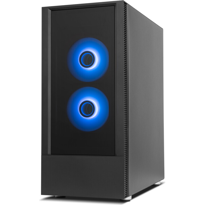 MID-TOWER/ATX CASE NOX HUMMER NEMESIS S/USB3.0 SOURCE BLACK ARGB W/WINDOW
